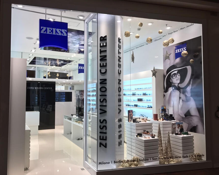 Direção ARTE Zeiss Vission Center Jundiaí